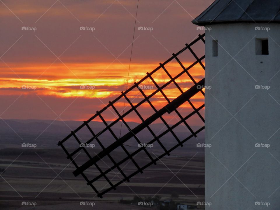 Sunset in La Mancha