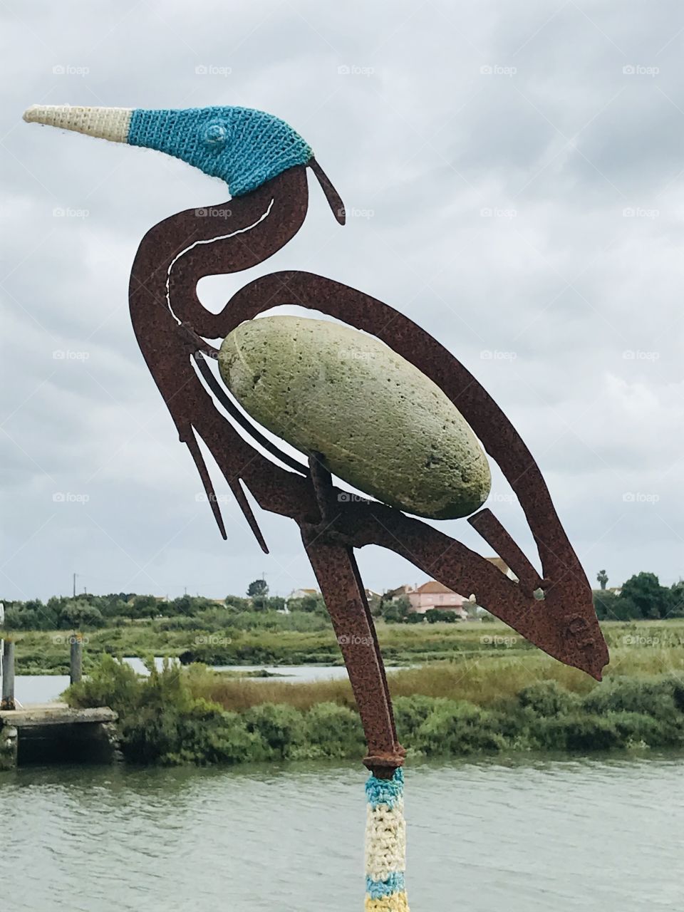 Metal Bird, Art, Nature 