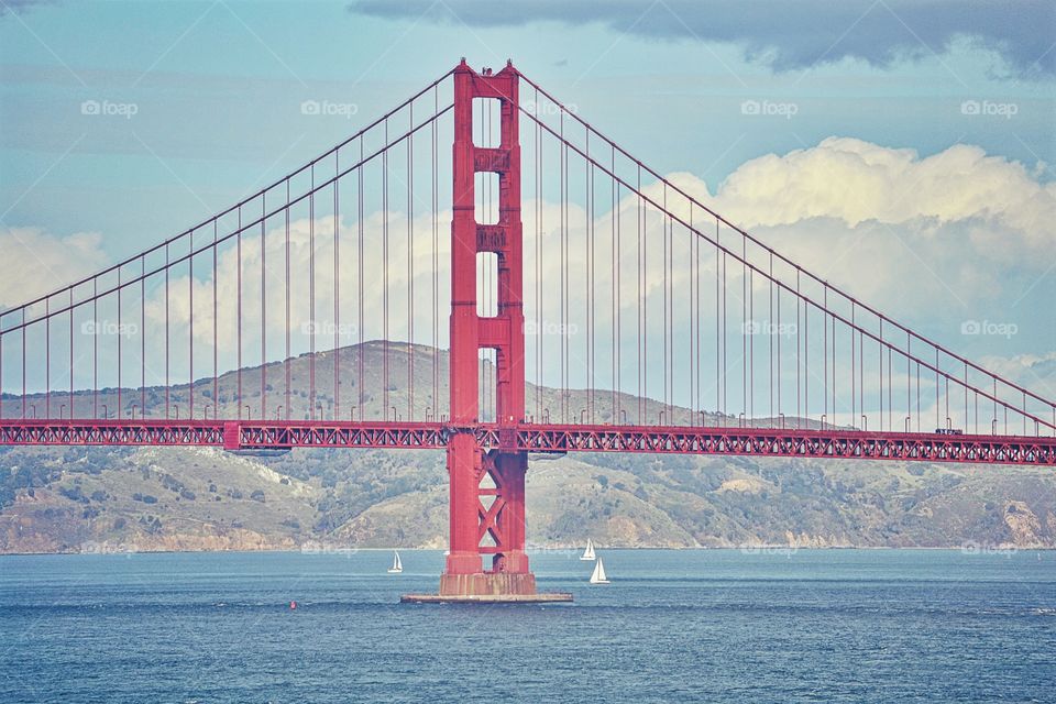 The iconic Golden Gate Bridge