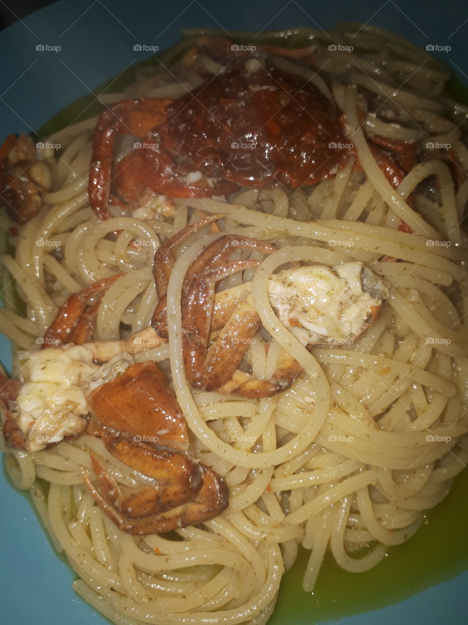 spaghetti al granchio blù.....
spaghetti with blue crab....
by Raffaello