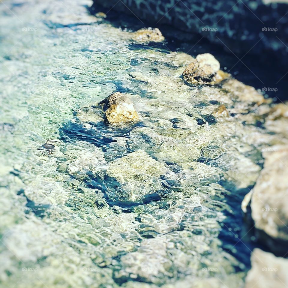 Rocks in the sea 