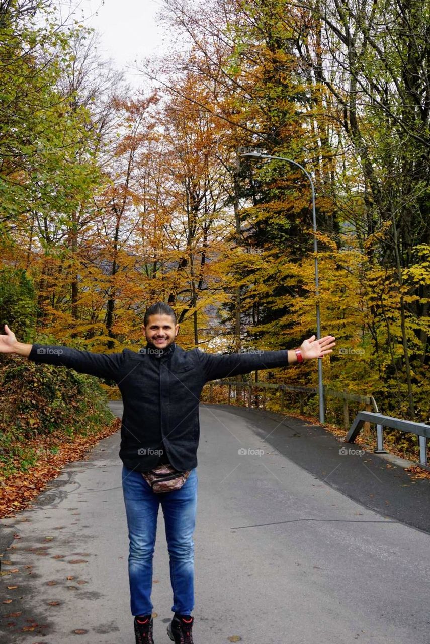 Autumn#colors#human#trees