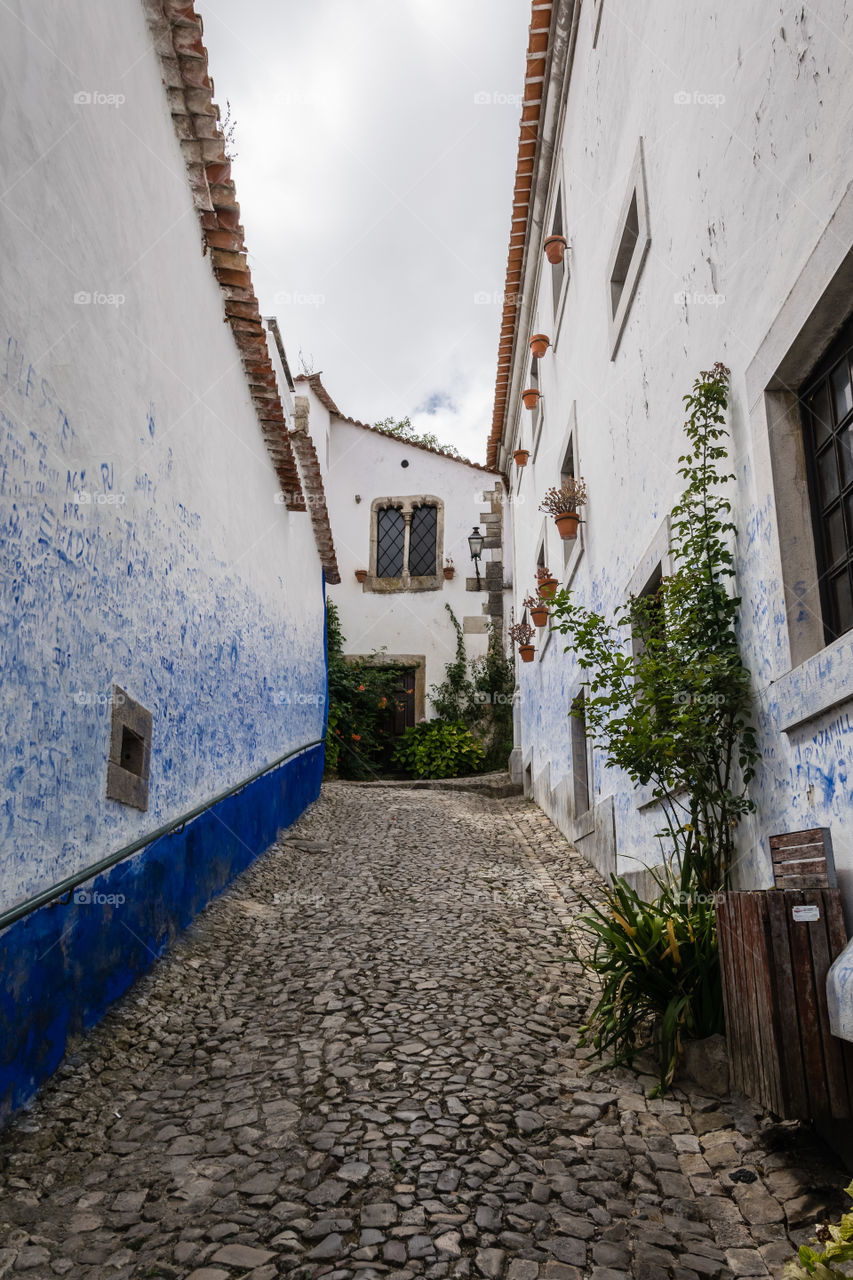 Beautiful streets in Portugal (Óbidos)