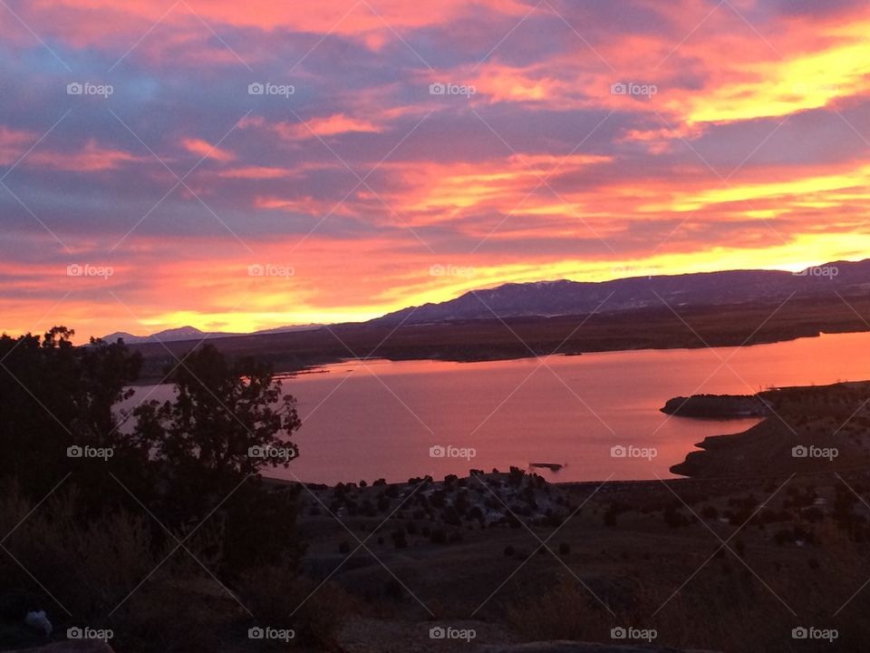 Lake Pueblo Sunset
