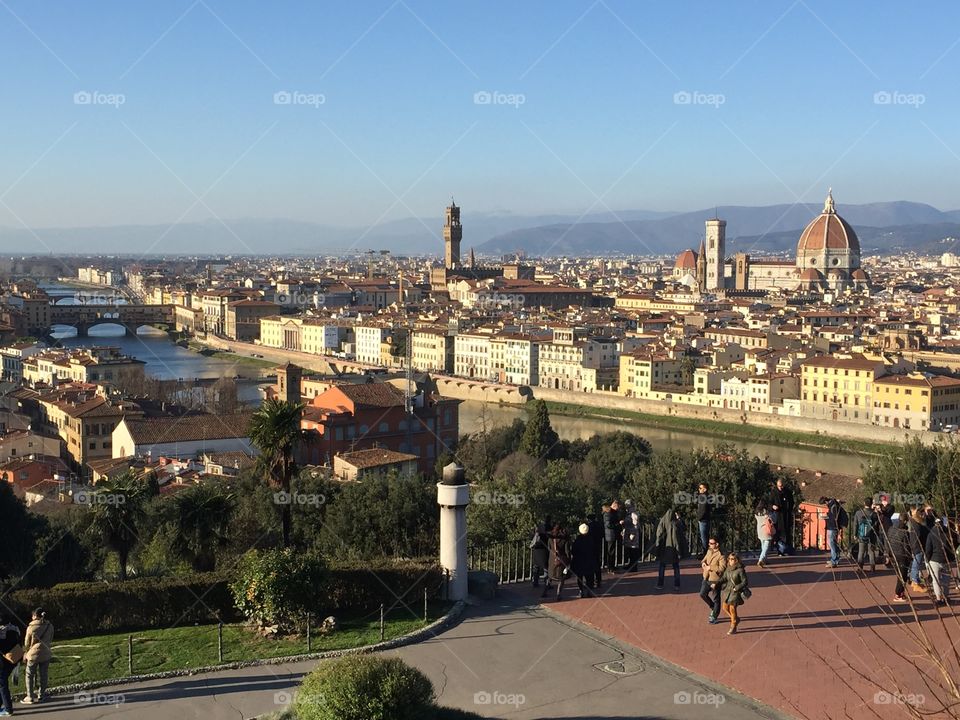 Florence, Italy from Piazzale Michelangelo