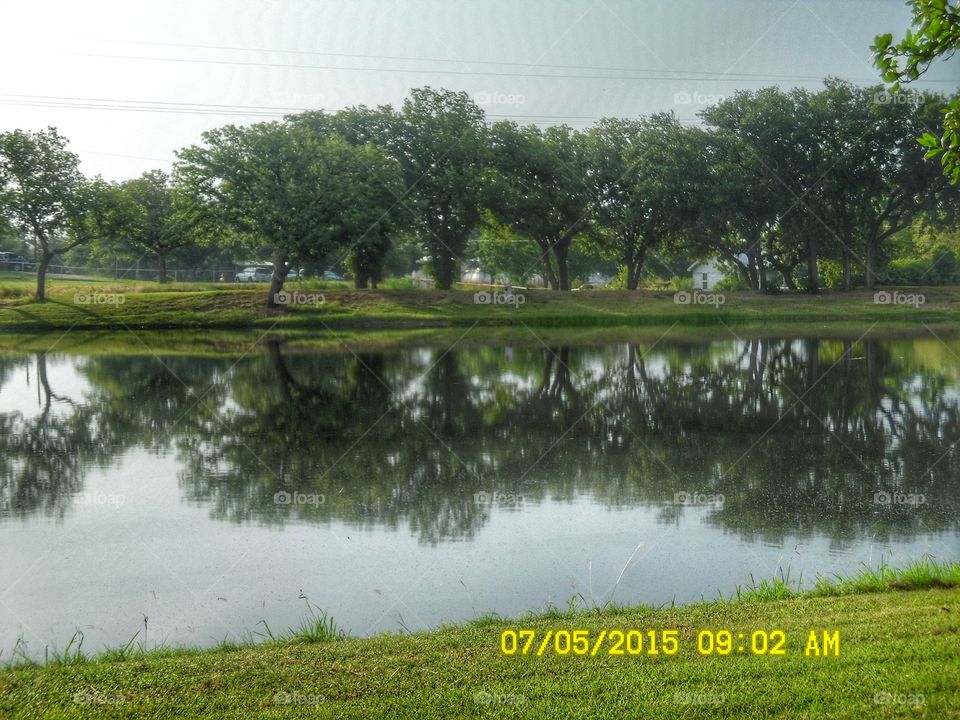 Graham Texas Lake. This is a picture of a Lake in Graham Texas that I visited while out walking 🚶 🏃 🔥 💨
