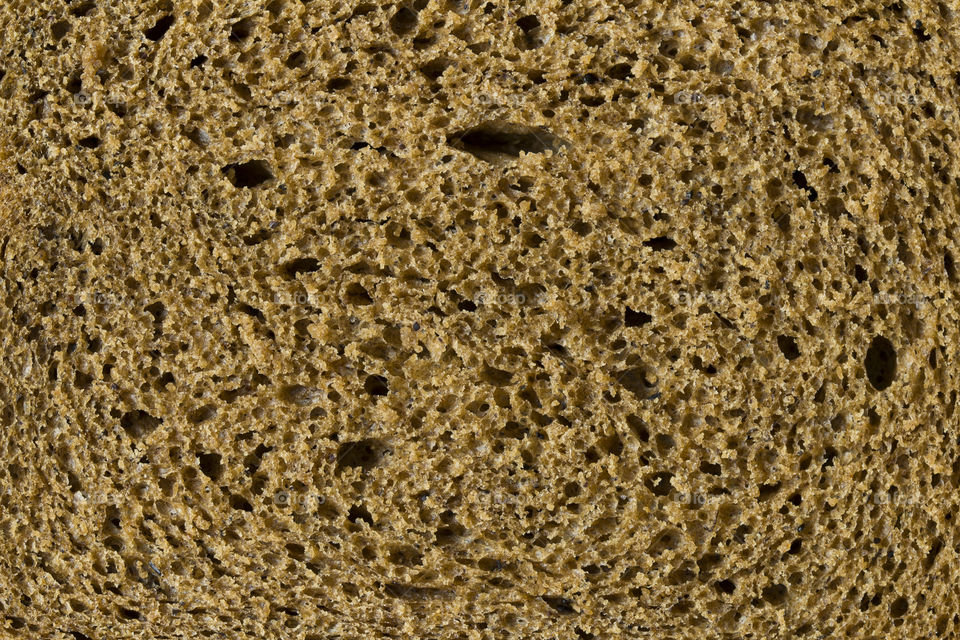 Brown bread slice background texture