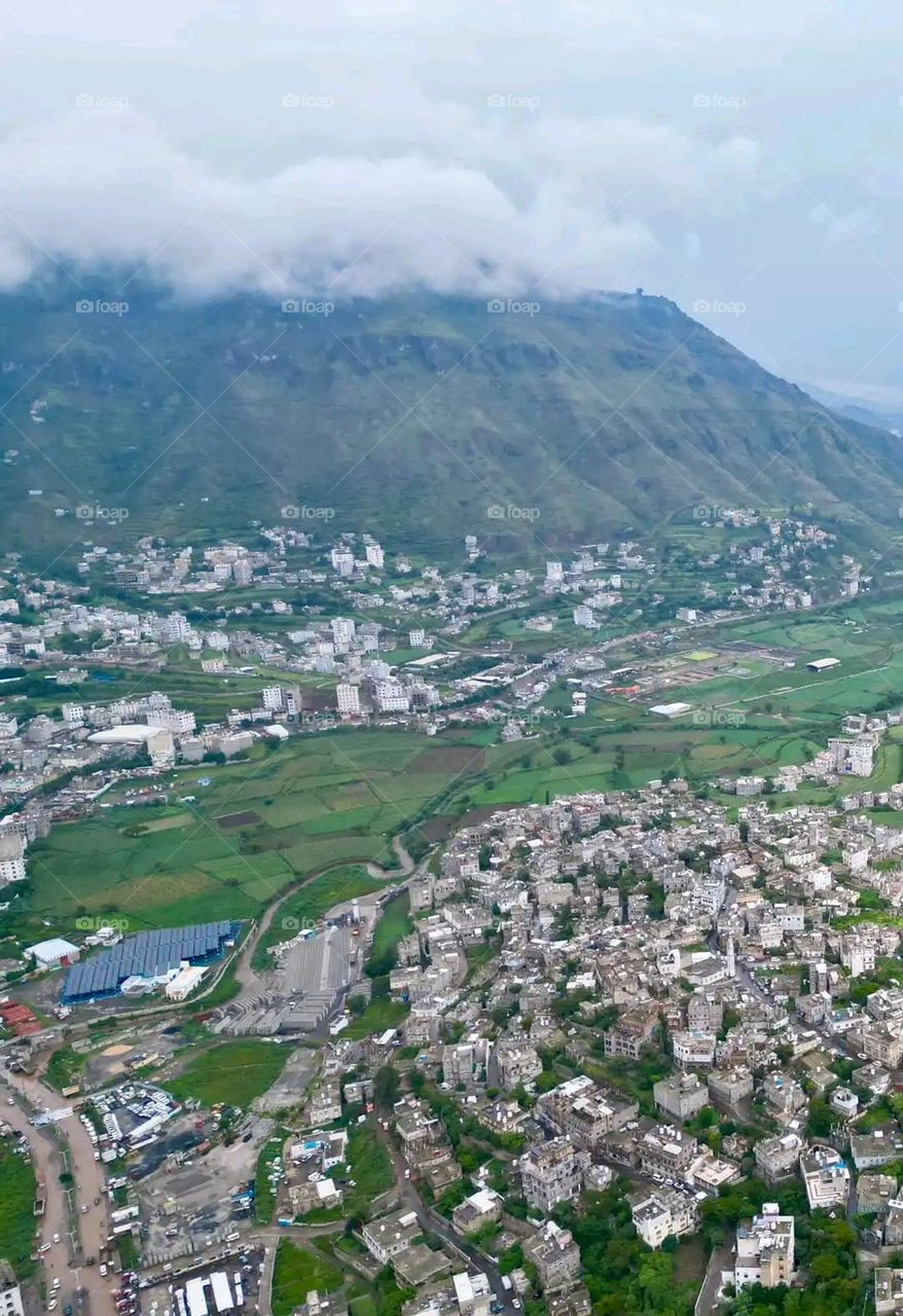 Glory be to God, the magnificent and picturesque view and the natural green trees are a view that is nothing more wonderful than it