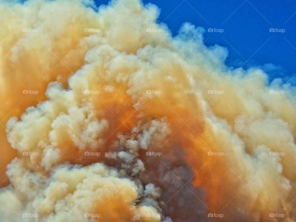 Apocalypse. Smoke Plume From Wild Fire
