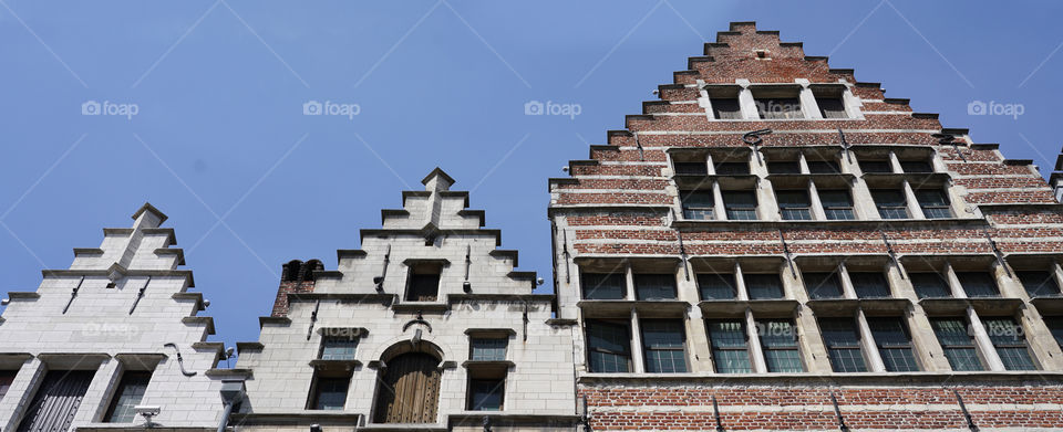 Old houses in Antwerp.