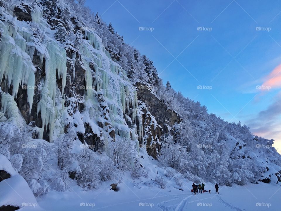 Ice climbing