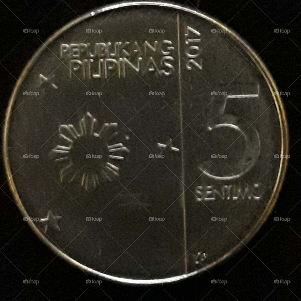 philippine 2017 5 cents