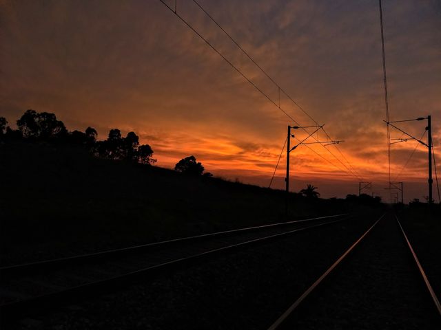 beauty of red sky