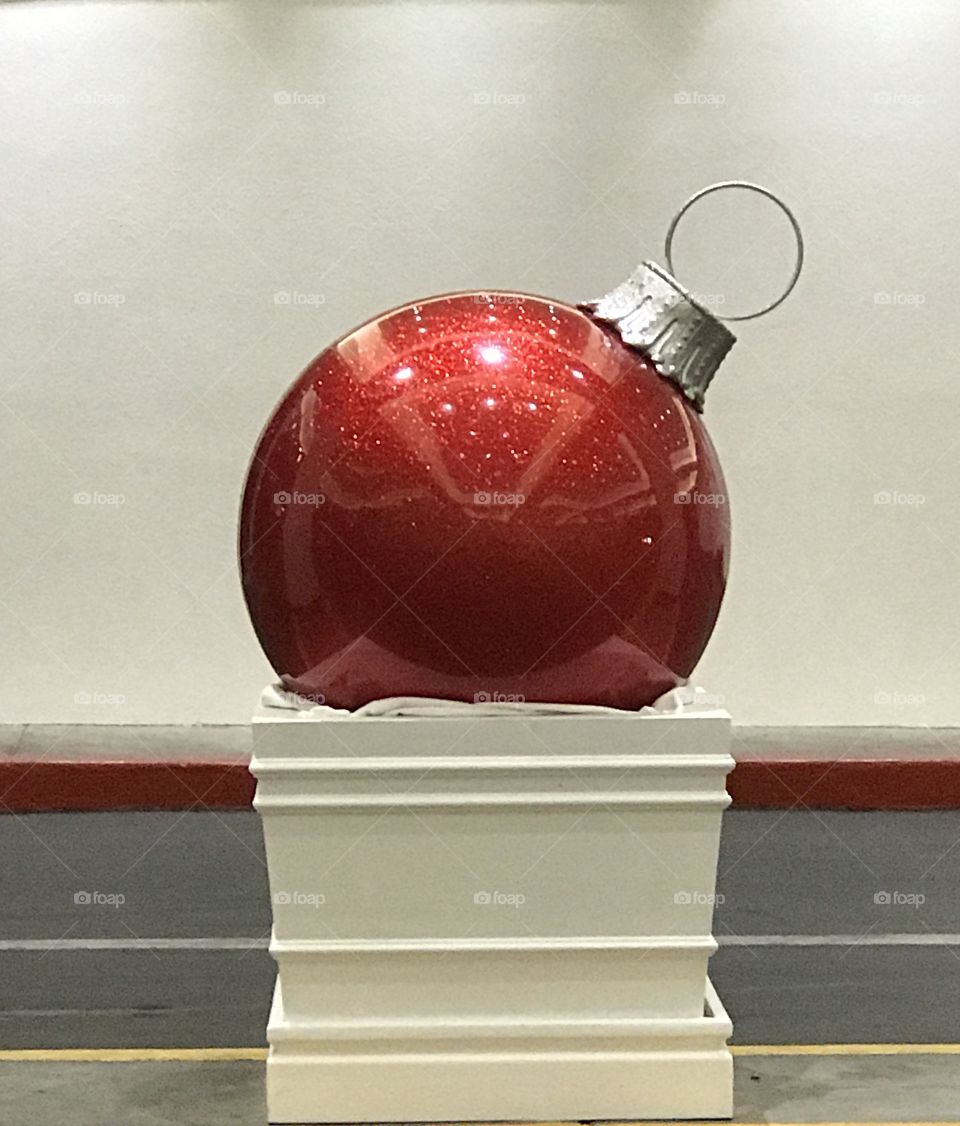 Christmas bulb at the Tropicana casino