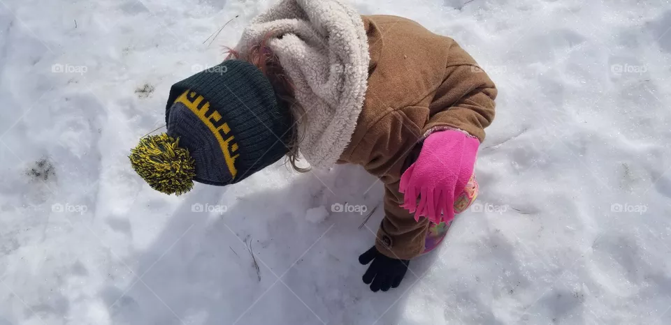 snow play