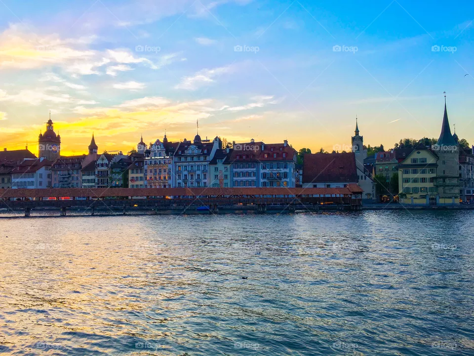 City sunset 
