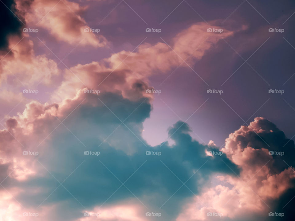 Colorful Storm Clouds