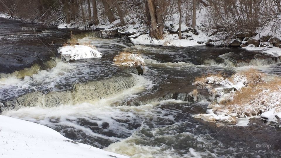 Rushing Snowy Creek