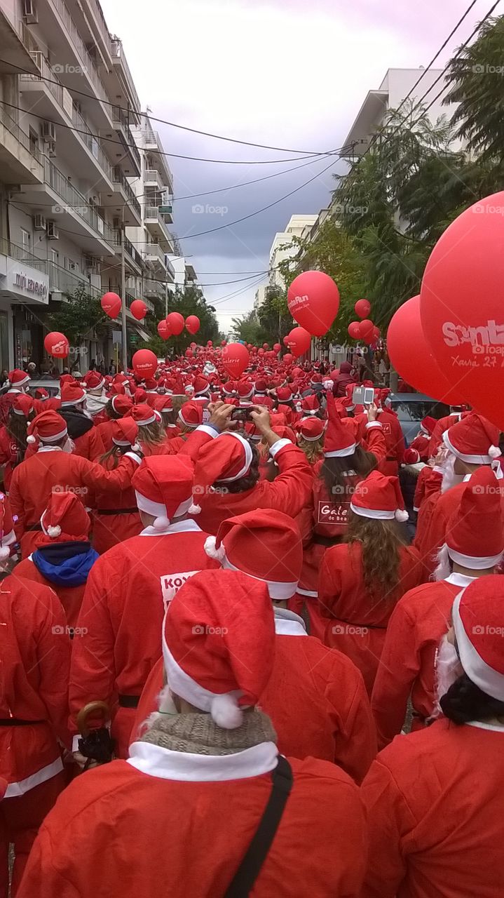 santa run chania