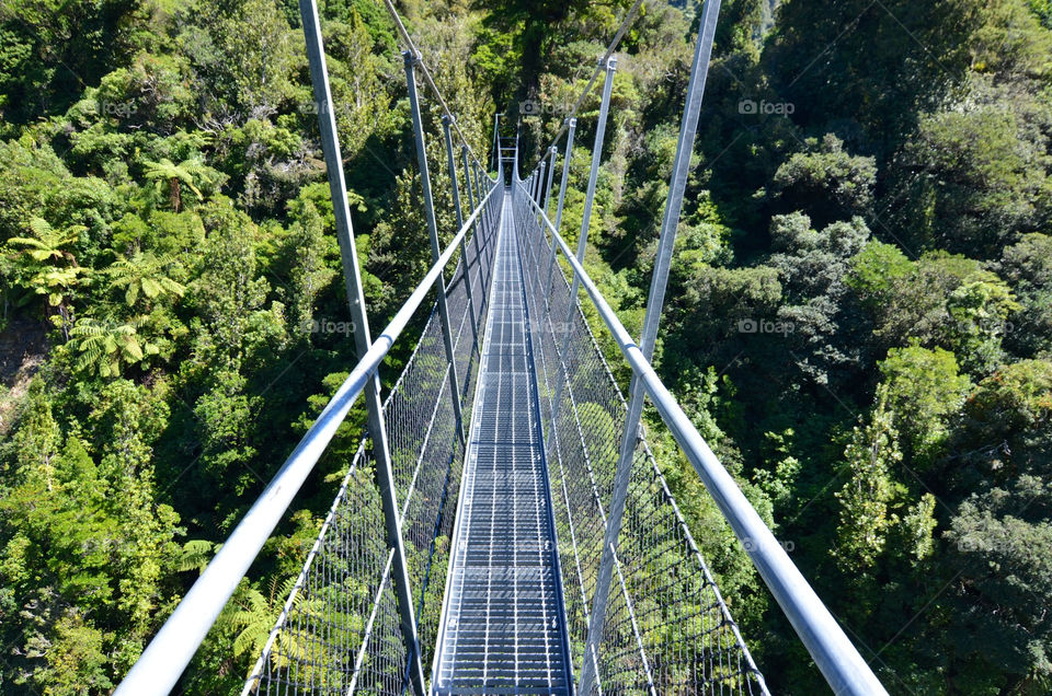 Hanging bridge