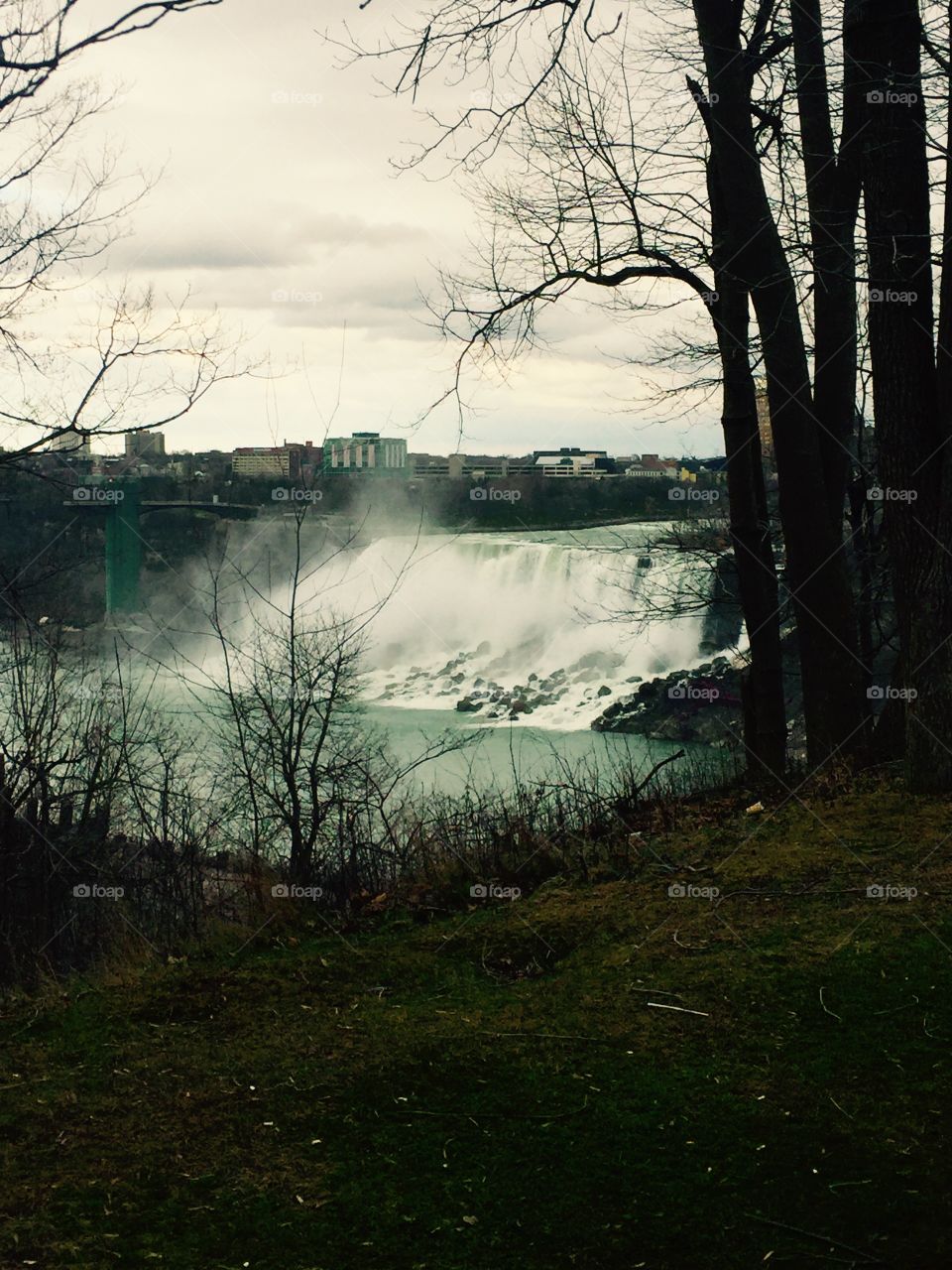 Niagarafalls ,in March , Canada 