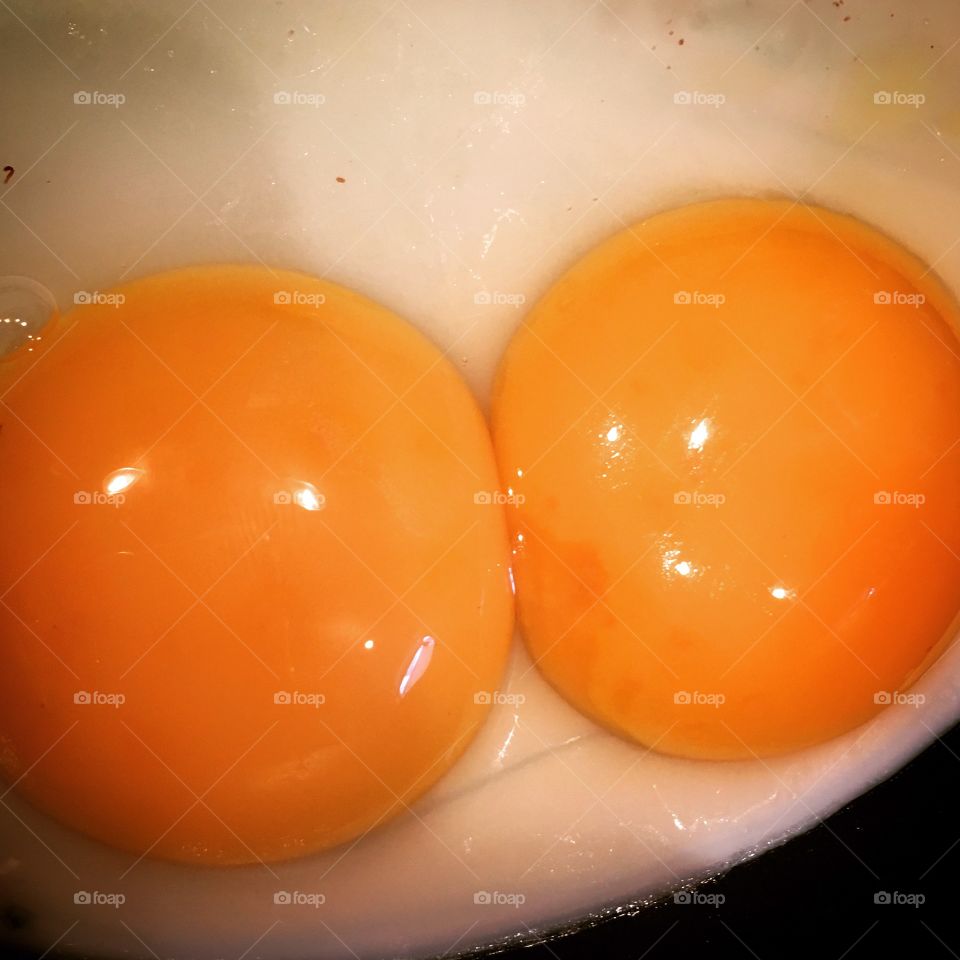 Double yolk egg surprise