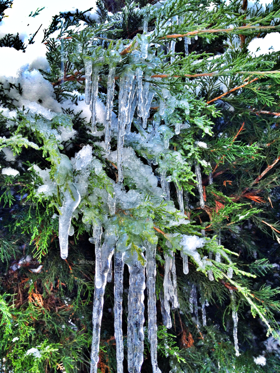 snow ice winter street by somebeach