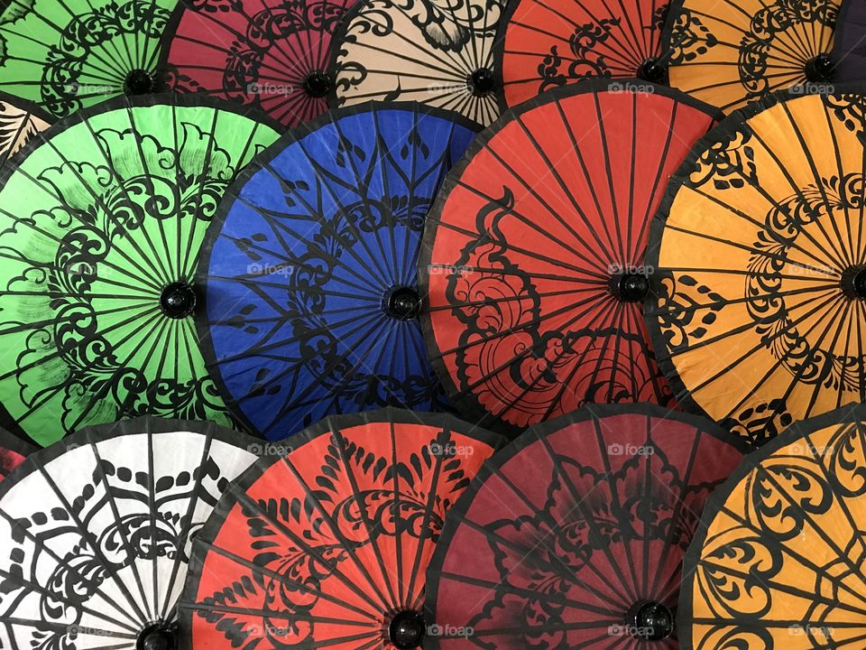 Umbrellas in Myanmar
