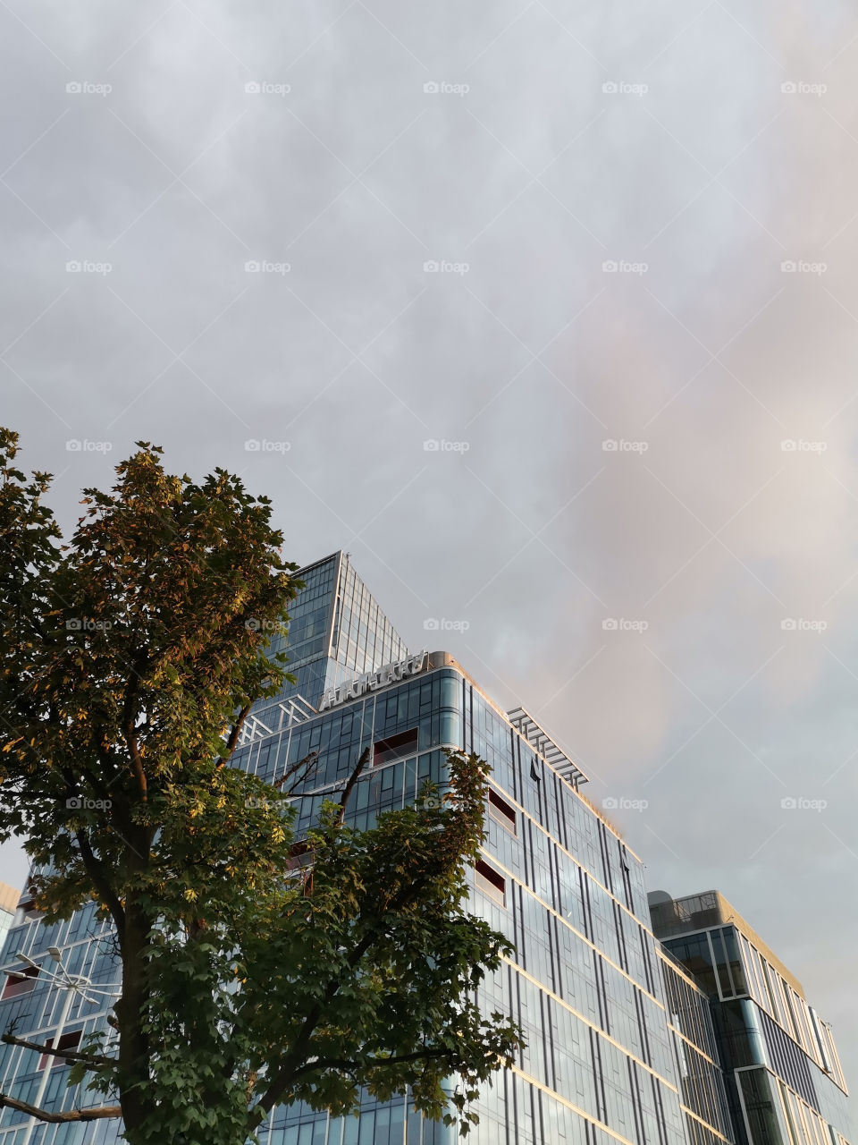 ◇ Modern Building with Cloudy Sky Background. Gdansk. Poland
◇ Low angle View