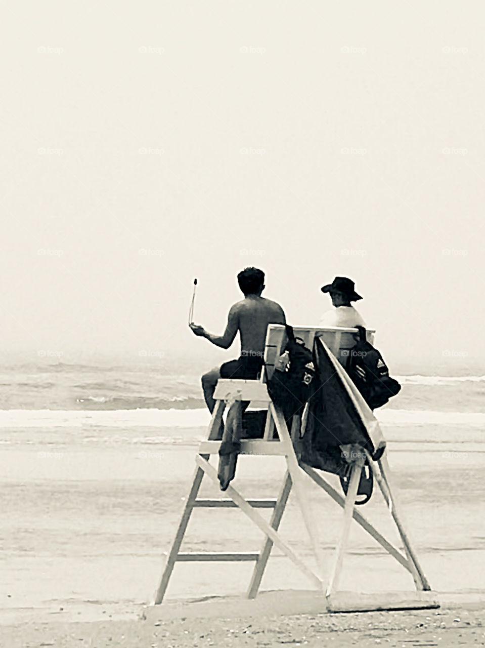 Lifeguards of the sea. 