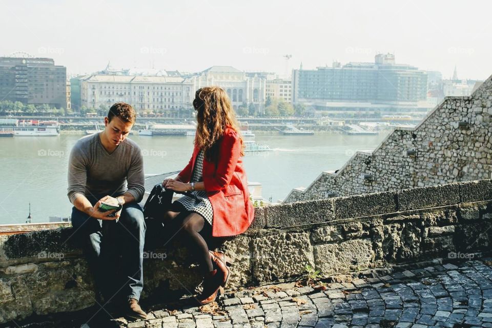 couple in Budapest