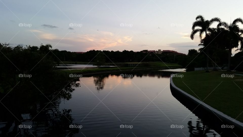 Sunset on the Course