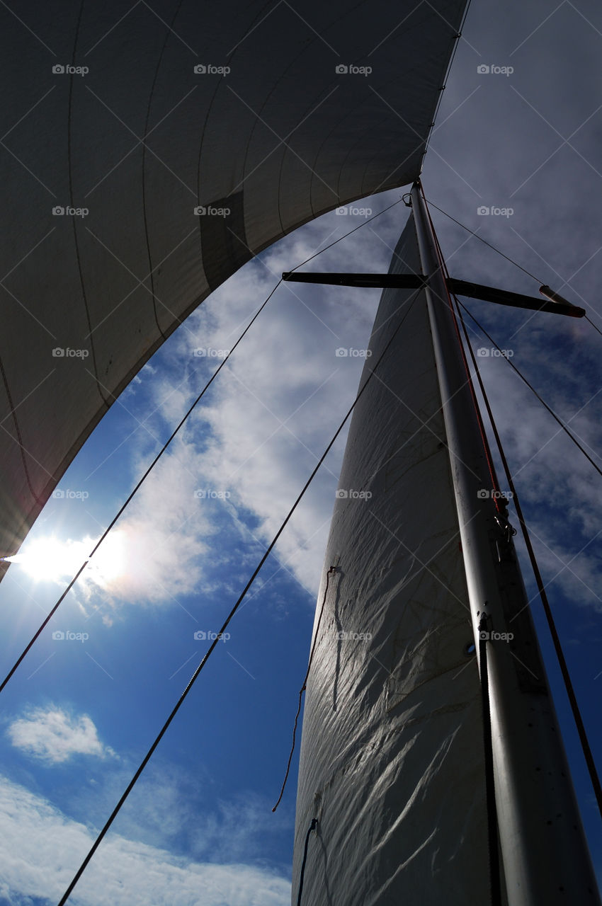 view from a yacht