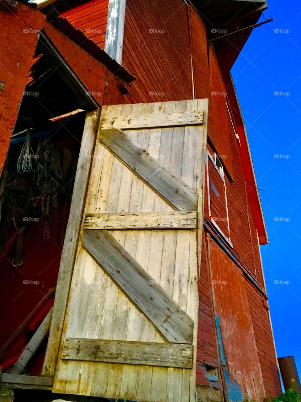 Red old barn