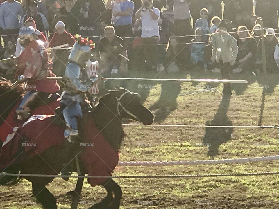 Lady Elizabeth the tournament winner at the medieval Winterfest 