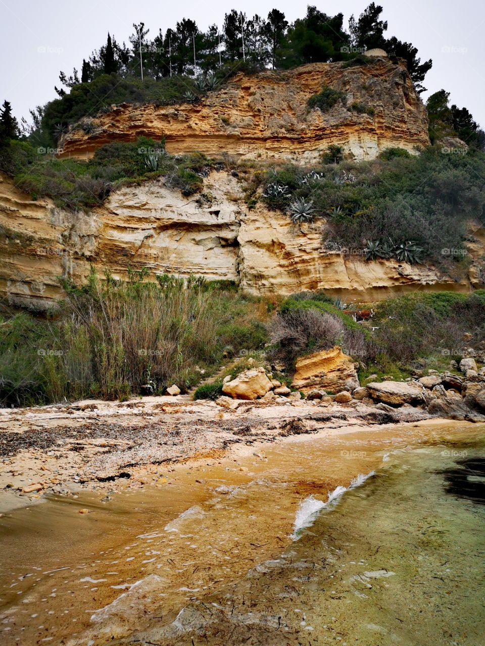 Cliffs In Kefalonia