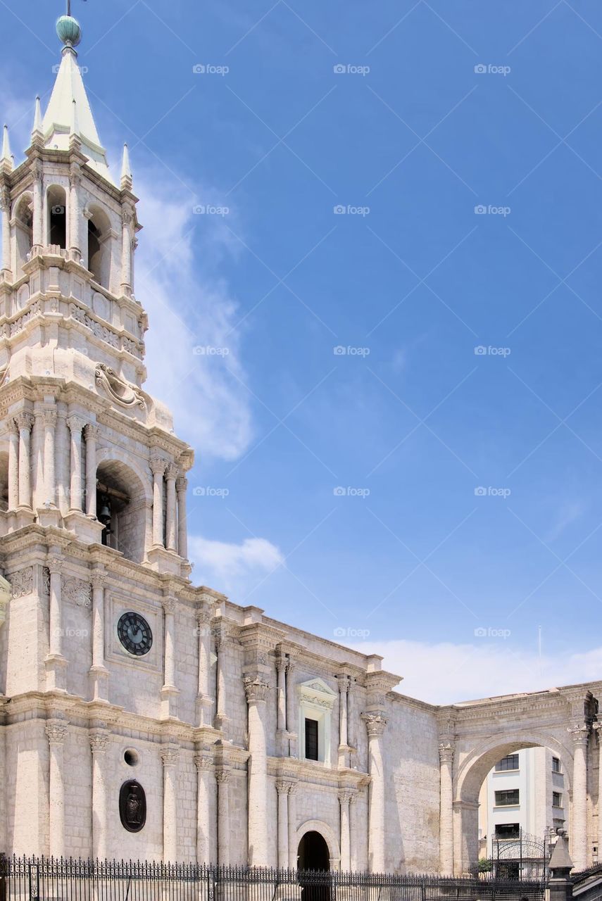 Colonial architecture in arequipa