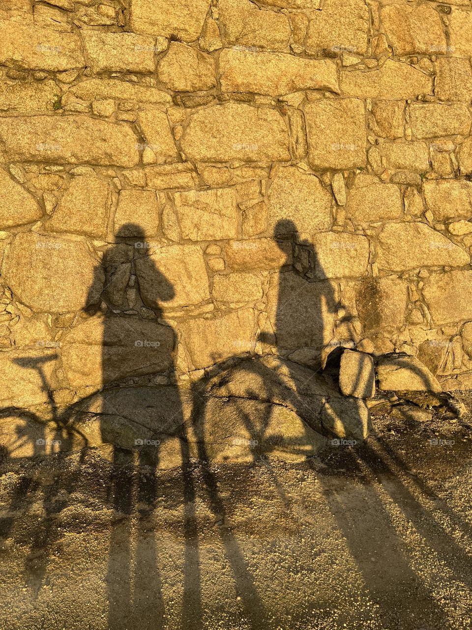 Shadow on the castle 