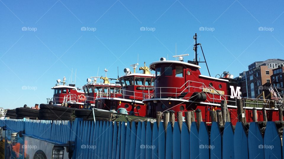 Portsmouth  New Hampshire  tugs