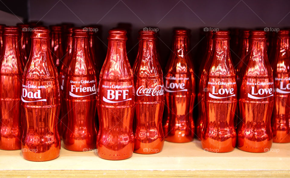 Red CC bottles 