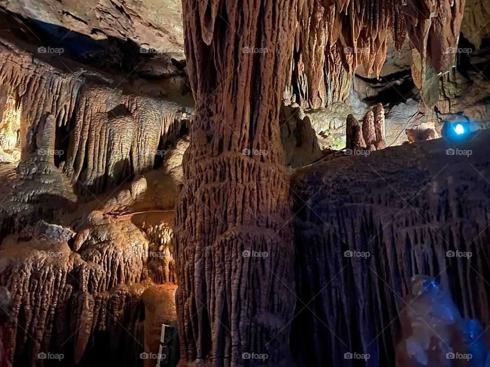 Inside the caves