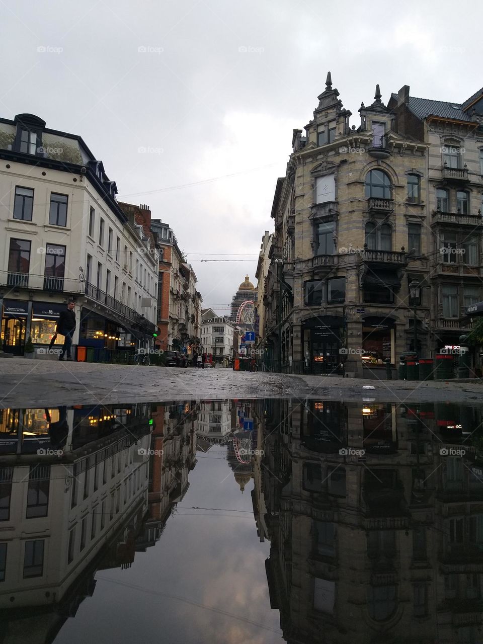 Brussels after rain