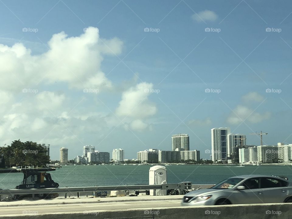 Paisaje del centro de Miami 