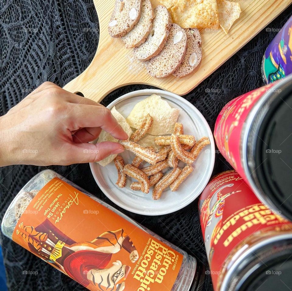 Pro and prebiotics healthy mood snacks 