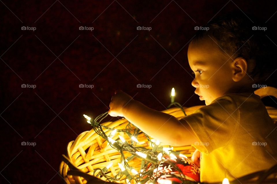 Lights in the basket