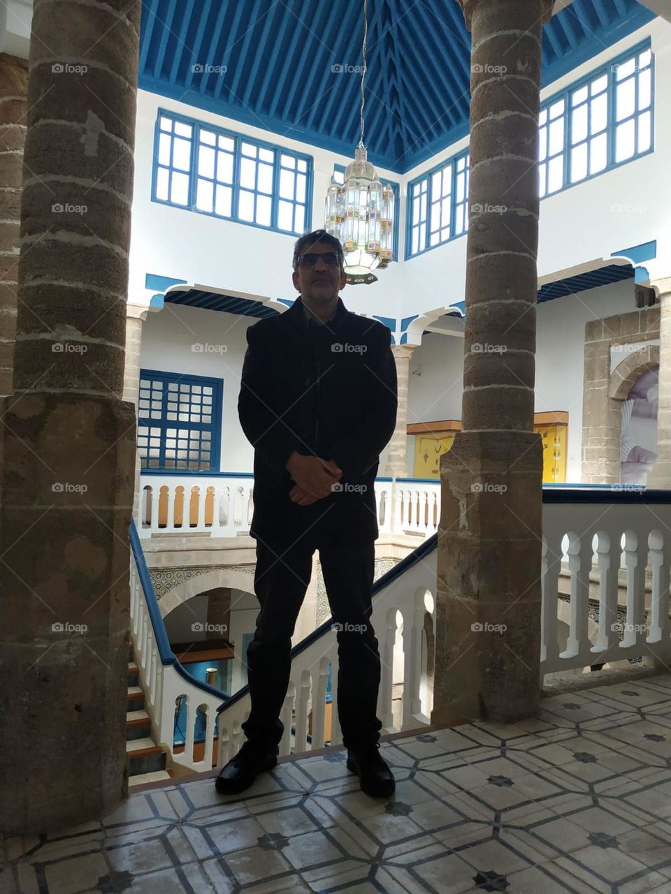 Im standing in a musem at essaouira city in Morocco.