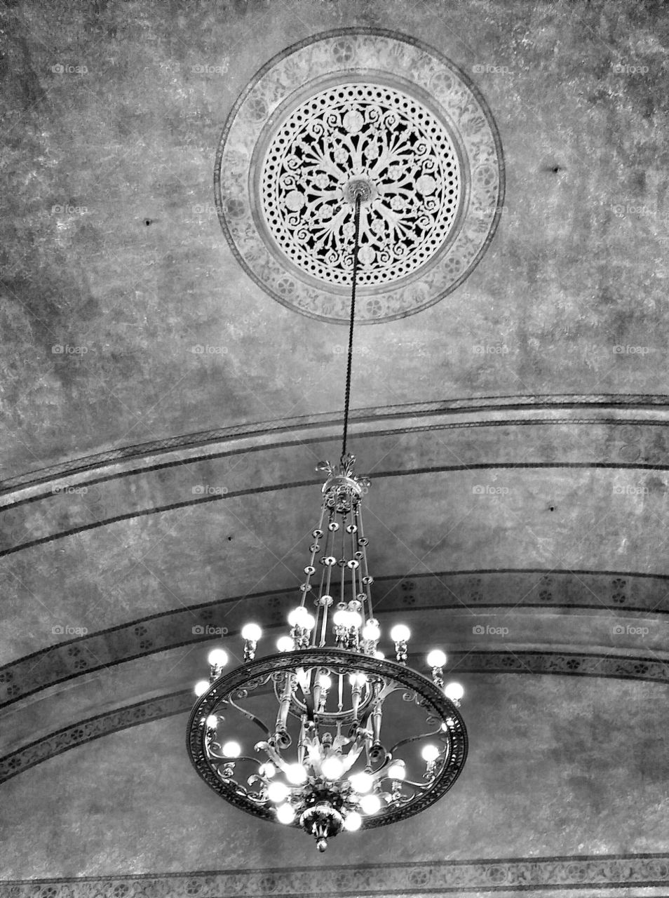 black and white Chandelier