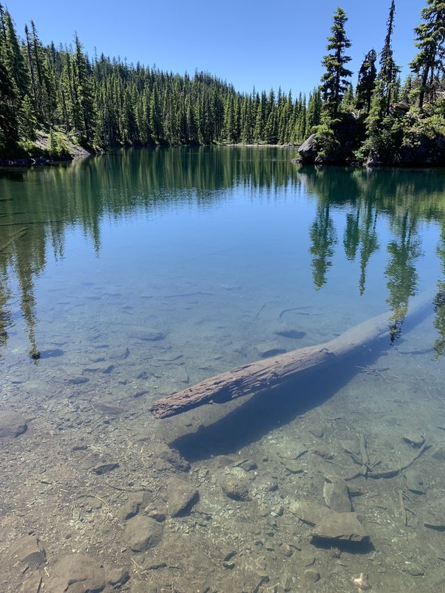 Beautiful Lake with clear water