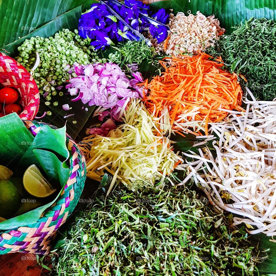 Colors of Thai food