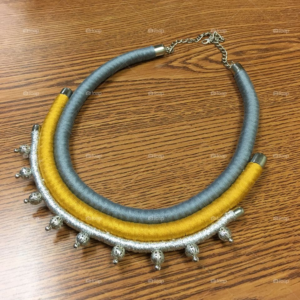 Handmade rope necklace